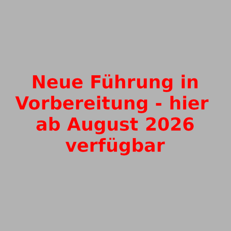 neu ab August 2026